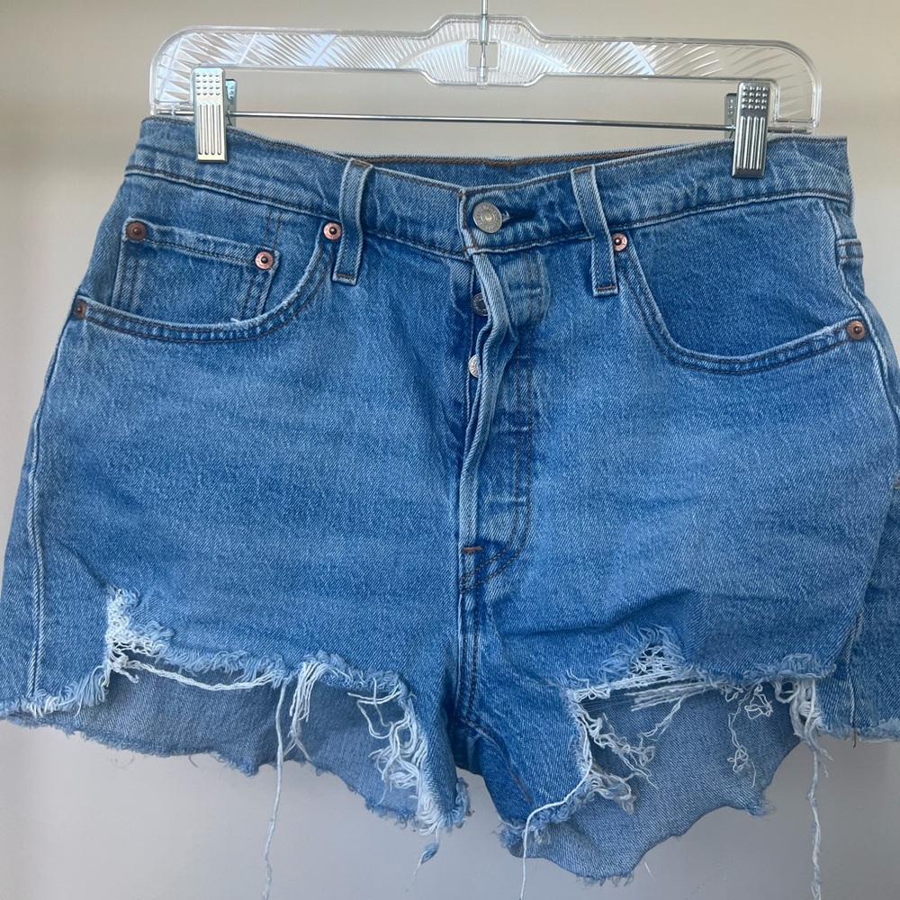 Levi’s cutoff denim shorts